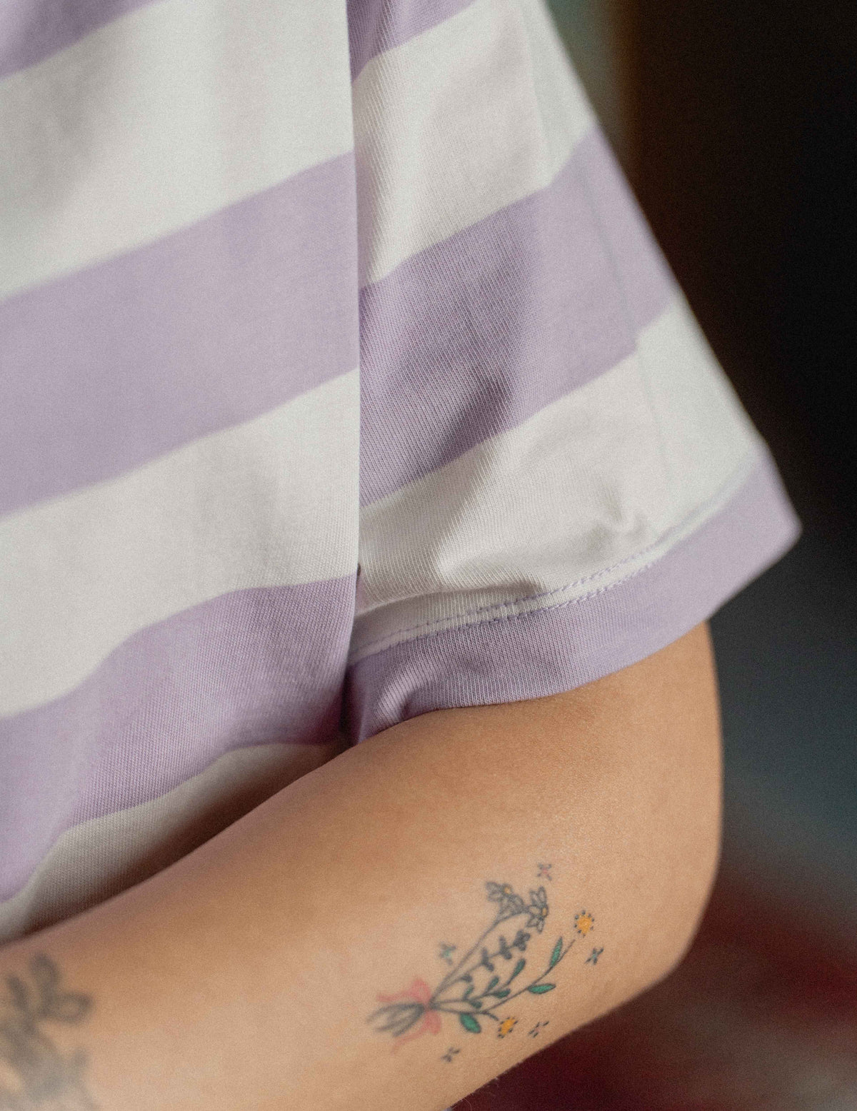 Oversized Tee -  Heavyweight Stripe