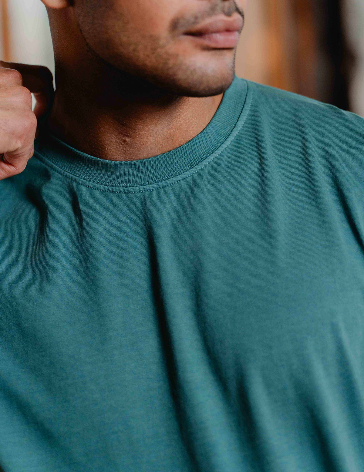 Fresh Vintage Heavyweight Washed Tee - Washed Green