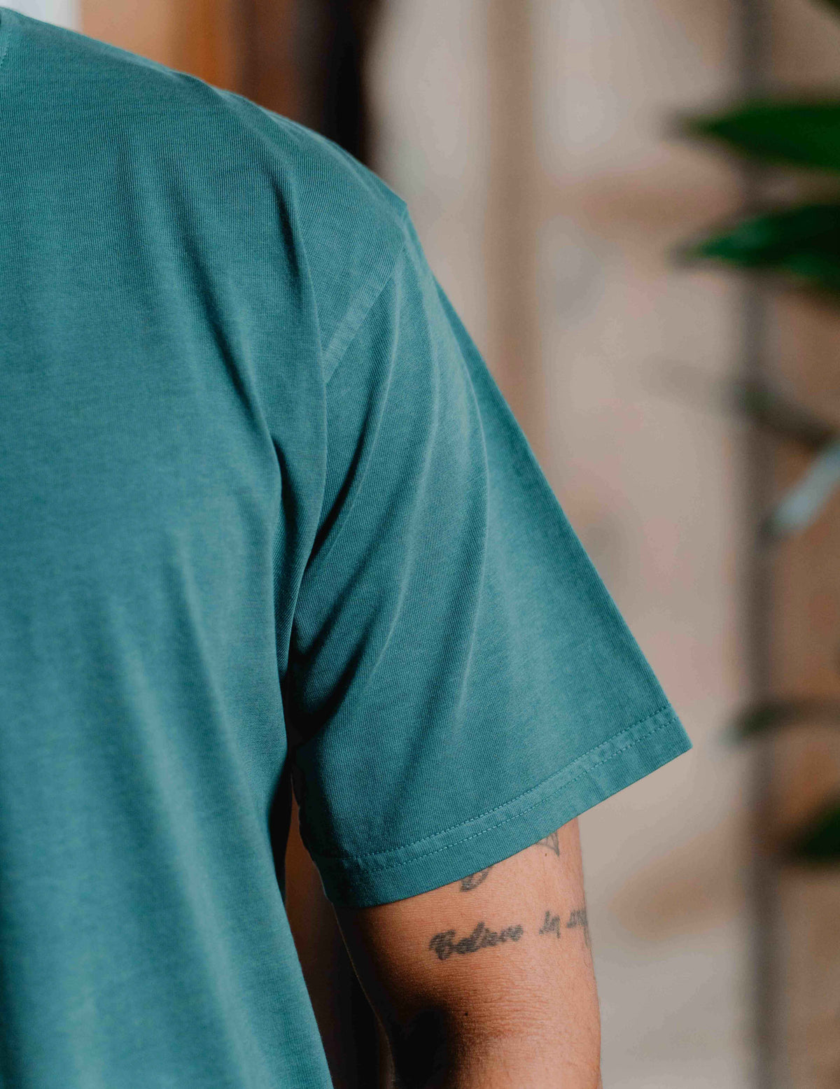 Fresh Vintage Heavyweight Washed Tee - Washed Green