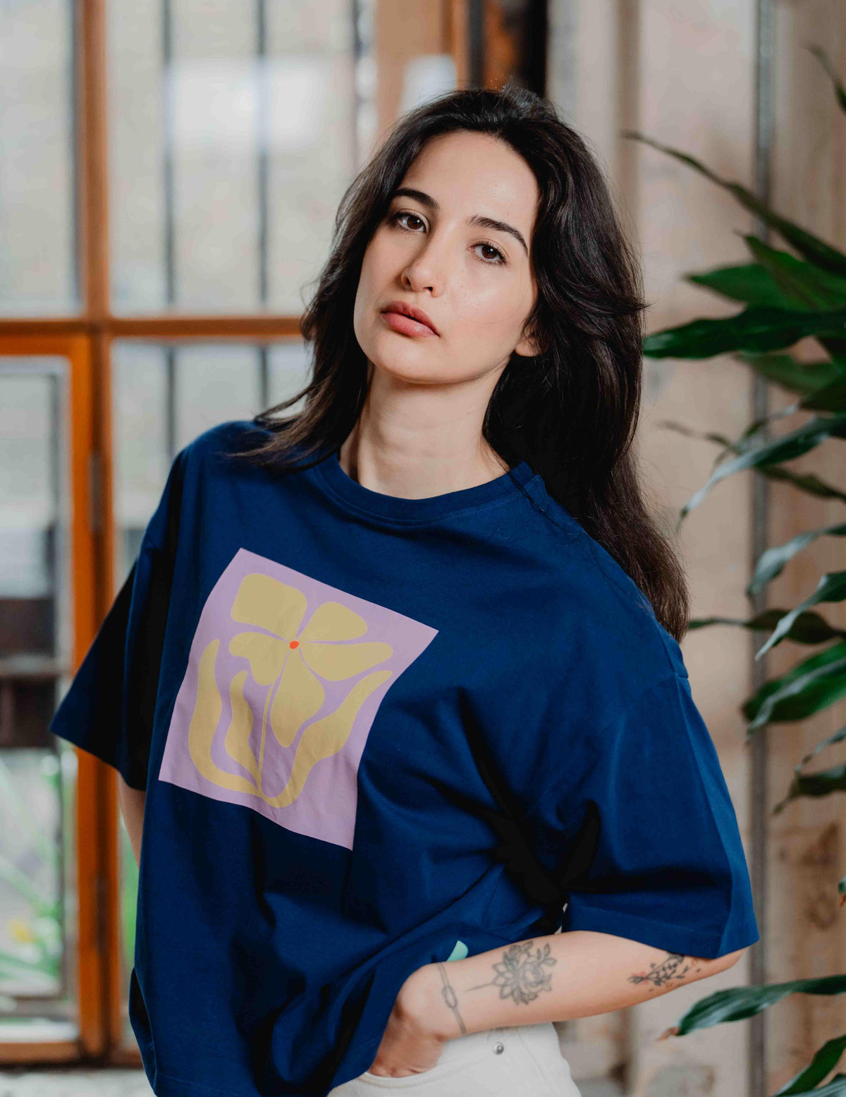 Oversized Tee - Magic Flower
