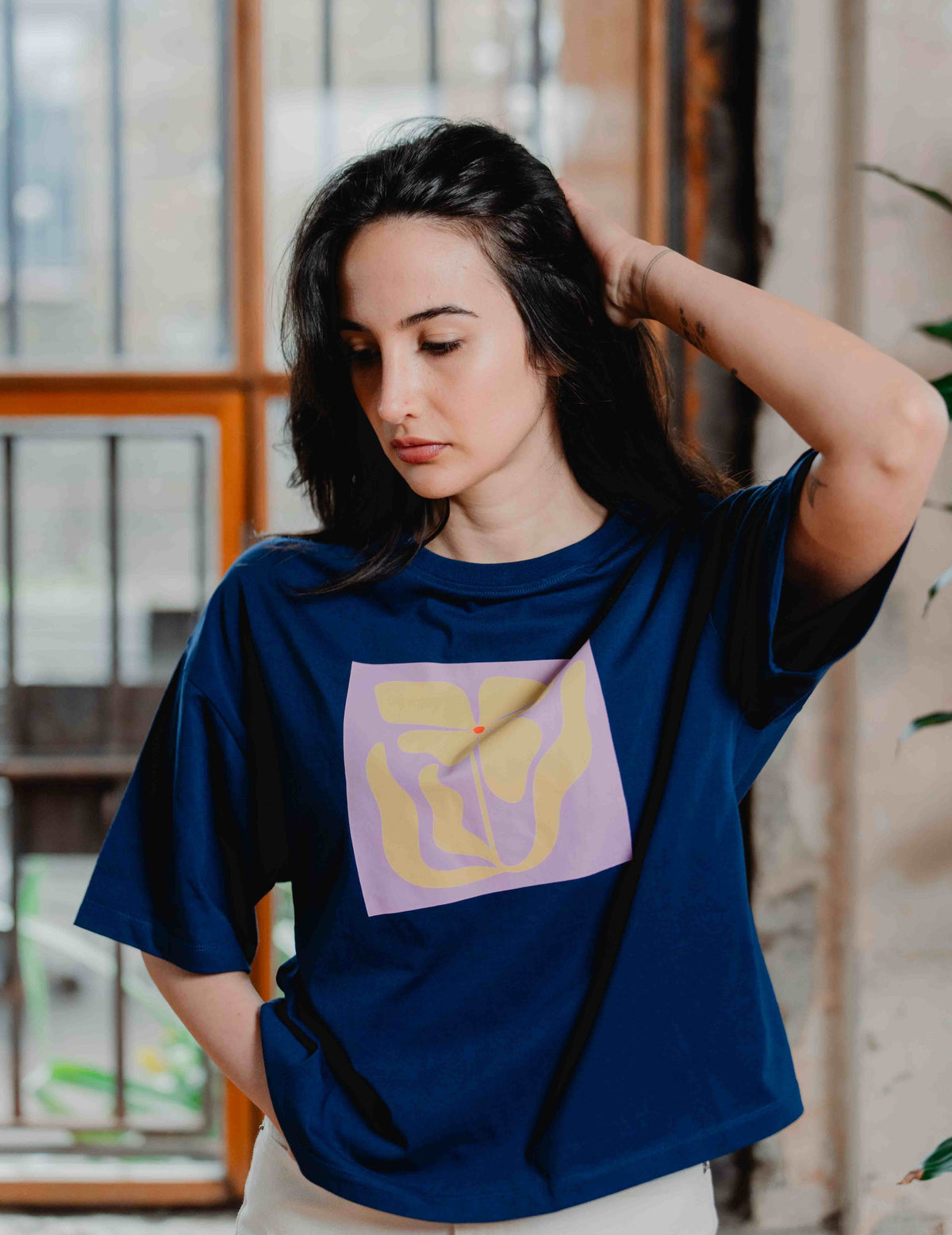 Oversized Tee - Magic Flower