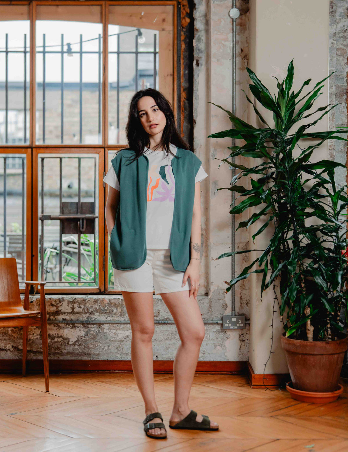 Fresh Vest - Washed Green