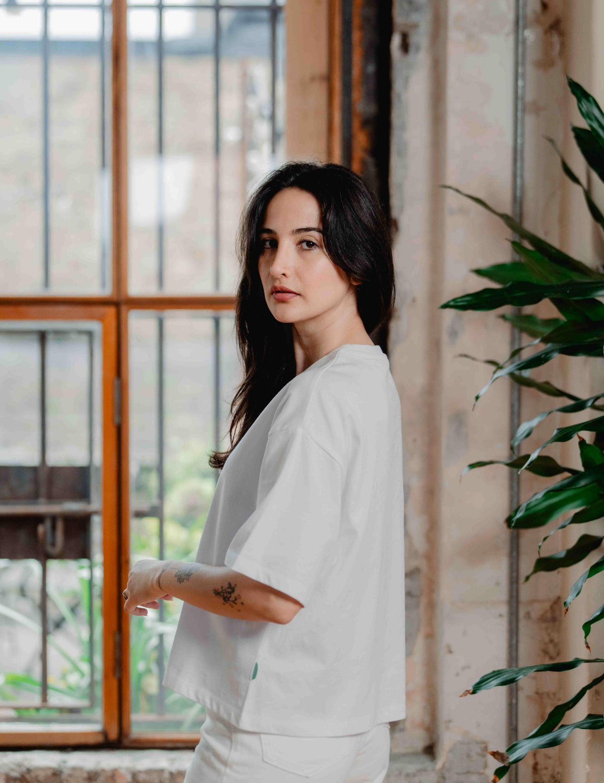 Oversized Tee - Vintage Heavyweight Washed White