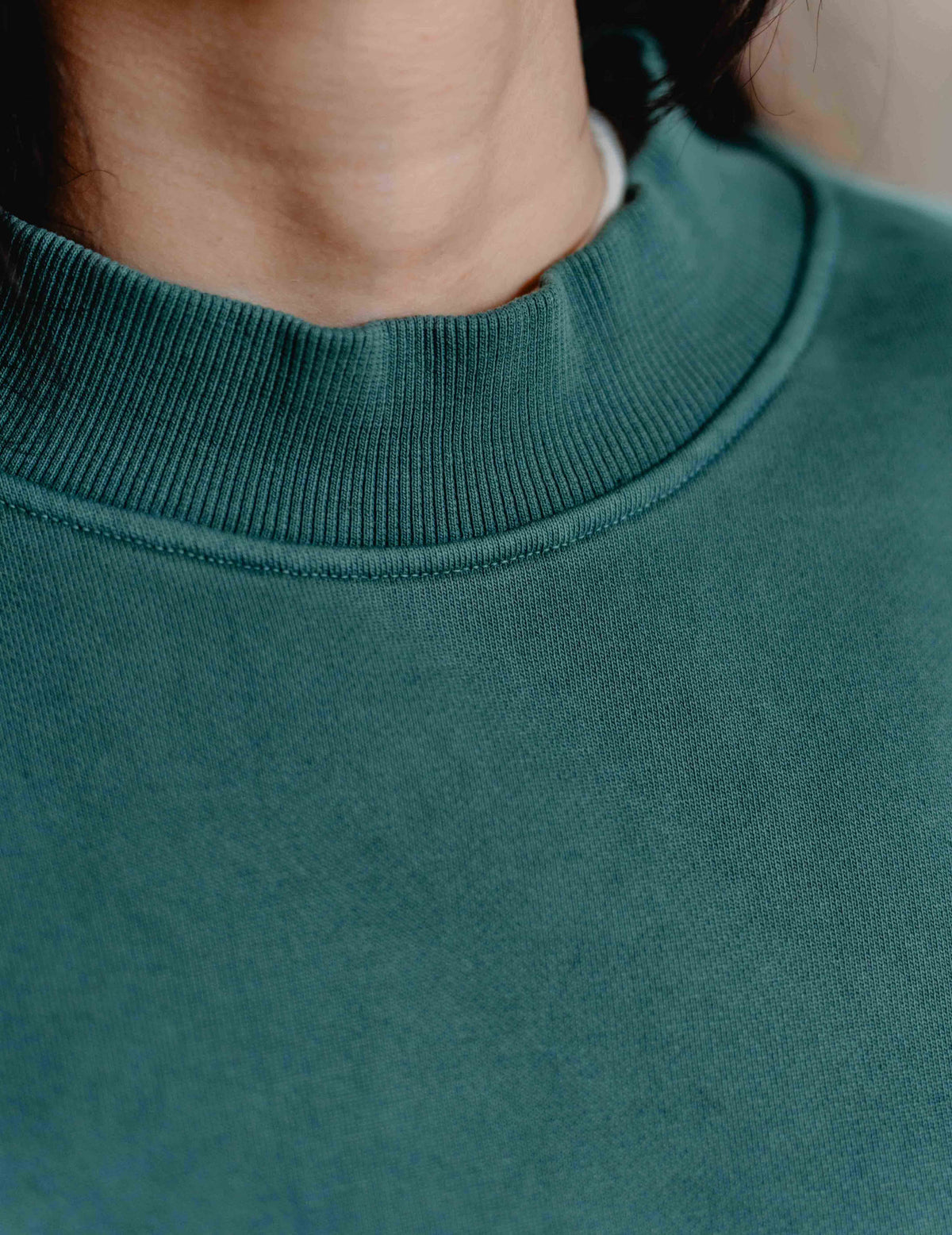 Womens Castle Crew - Washed Green
