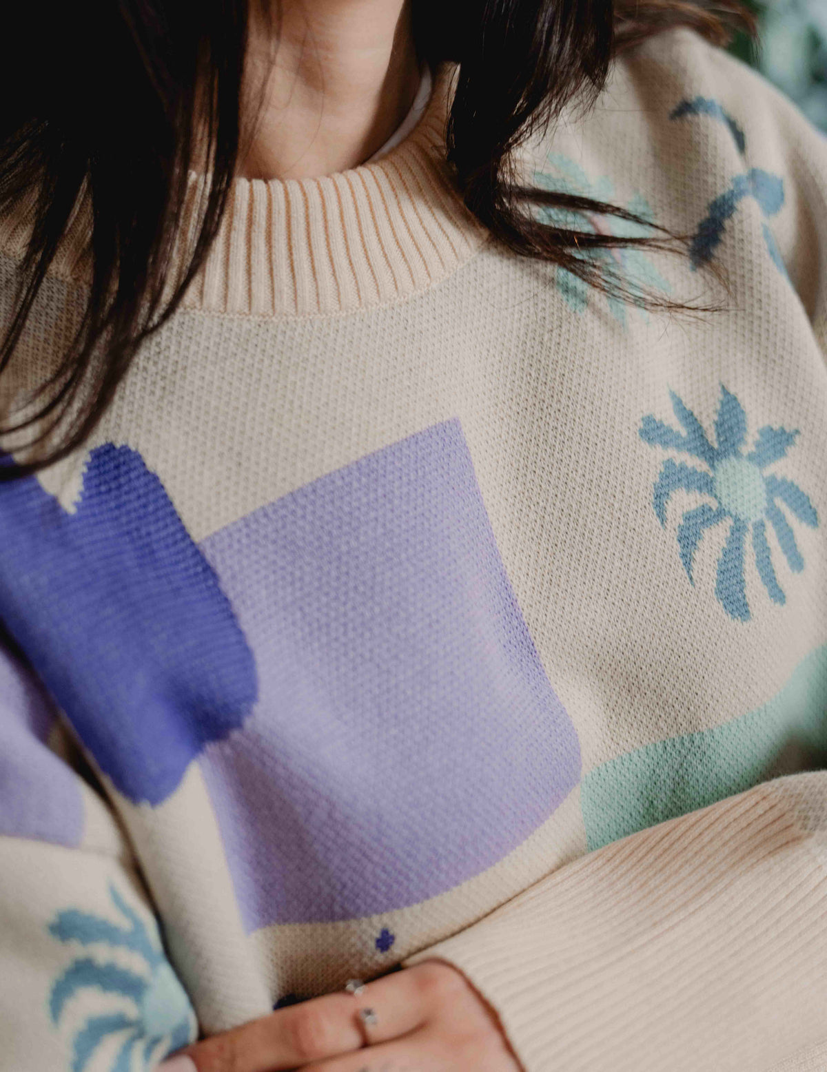Fresh Summer Knit - Multi Print