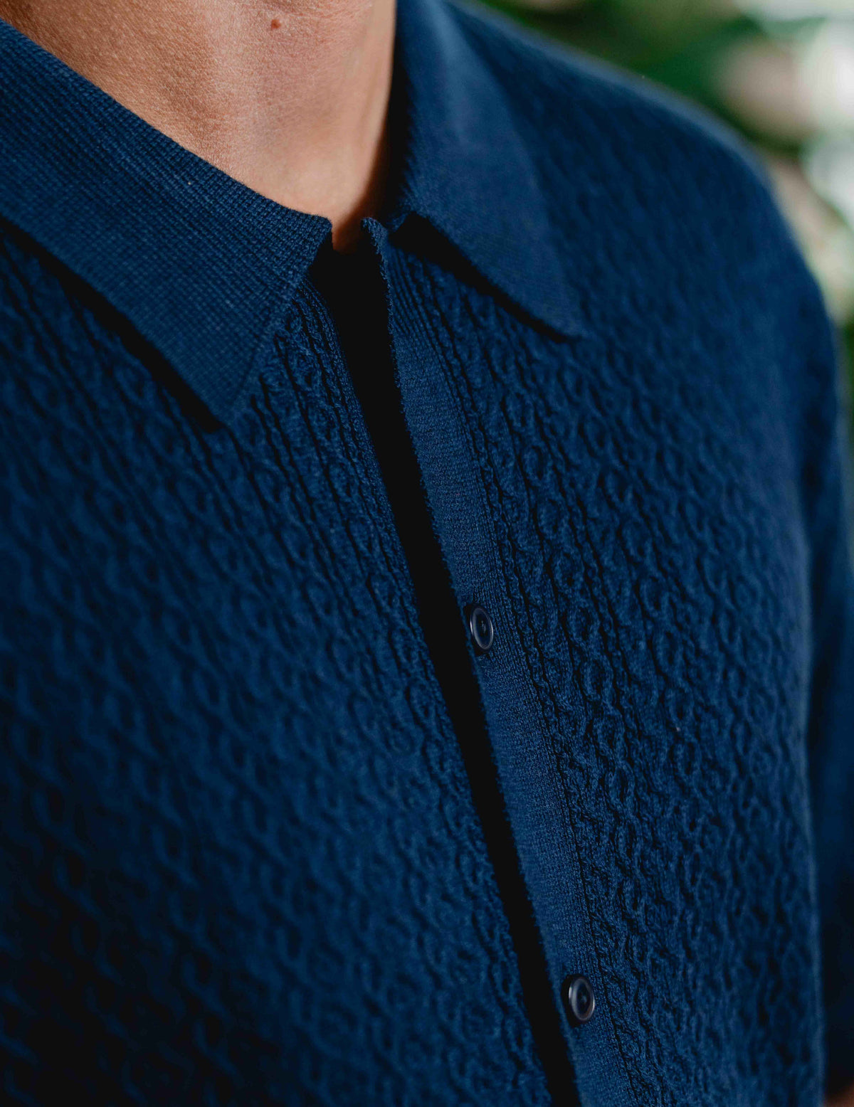 Fresh Knit Shirt - Navy