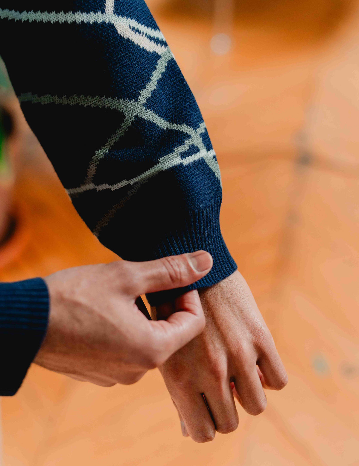 Fresh Knit - Navy Swirl