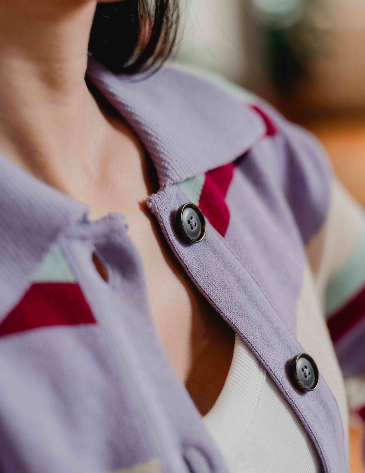 Anna Knit Cardigan - Stripe