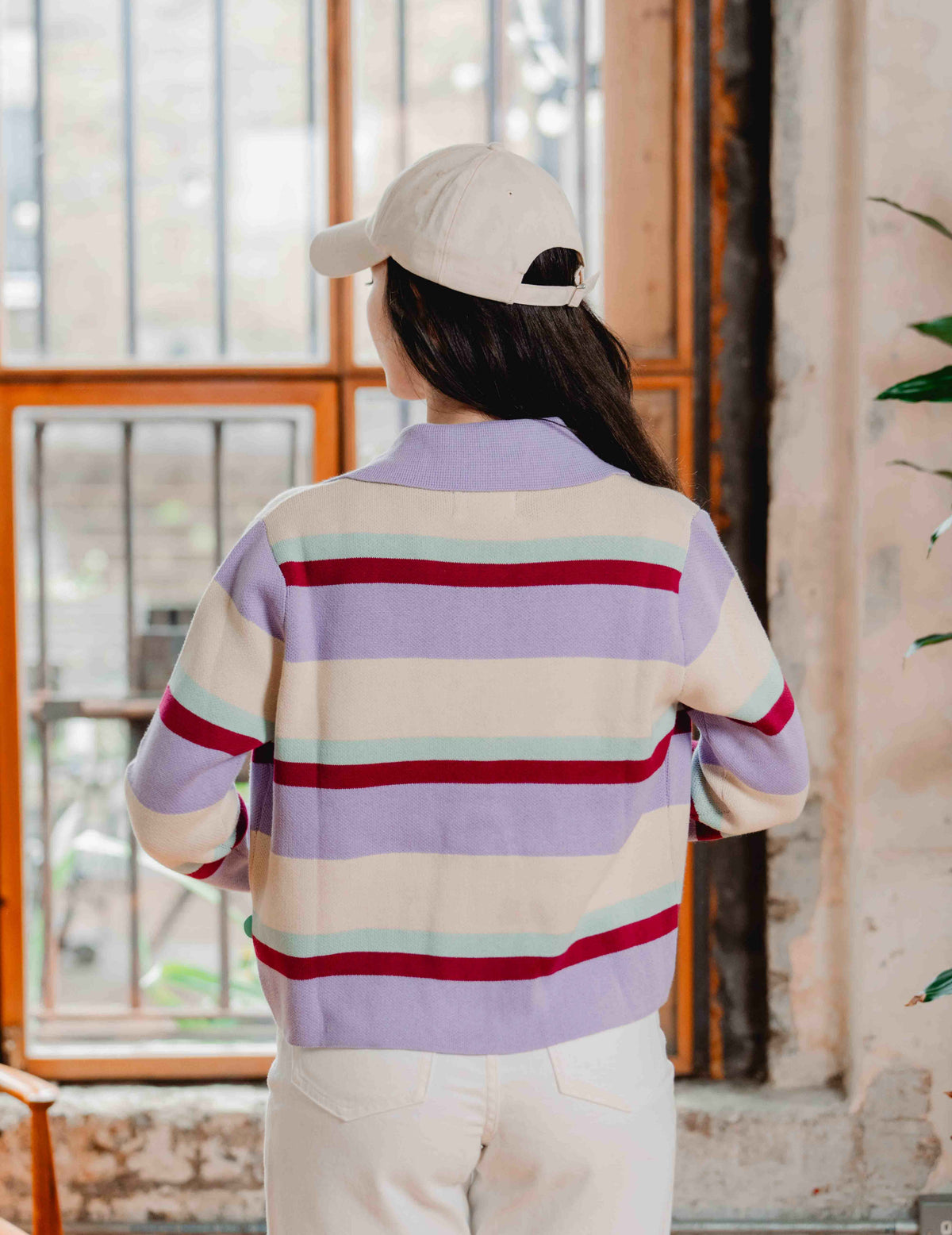 Anna Knit Cardigan - Stripe