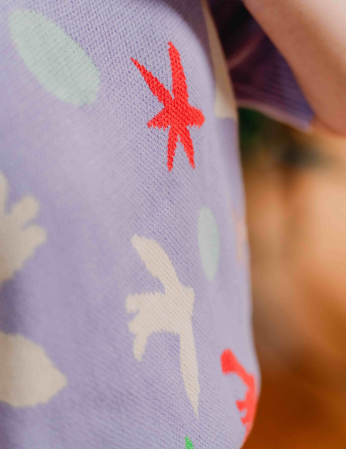 Fresh Summer Knit Tee - Bird