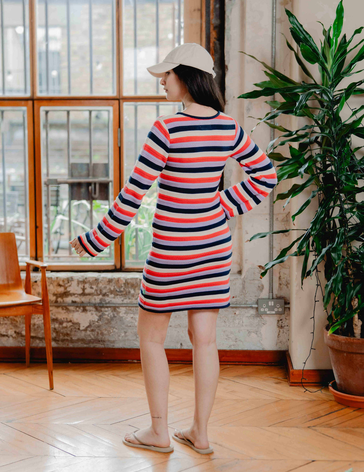 Fresh Knit Dress - Stripe
