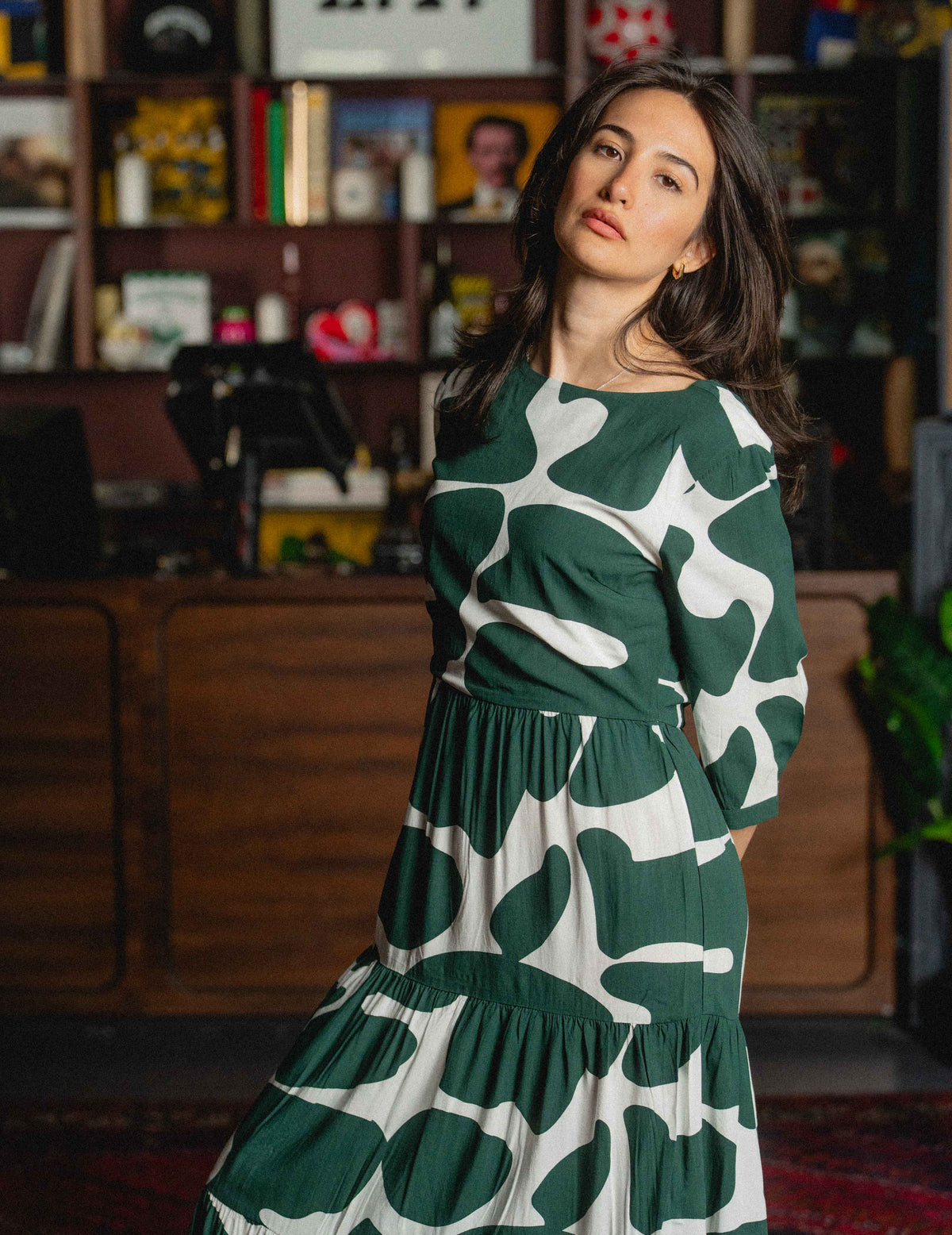 Ecovero Rae Dress - Shakti Print