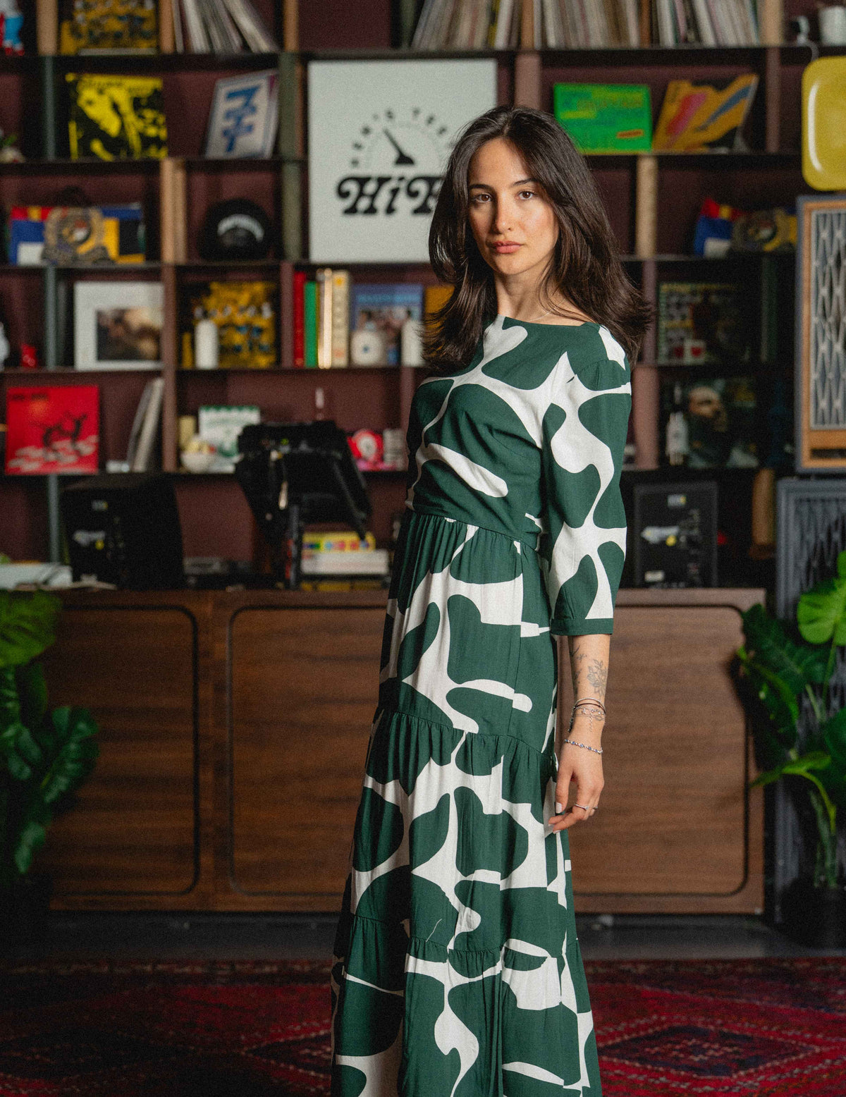 Ecovero Rae Dress - Shakti Print